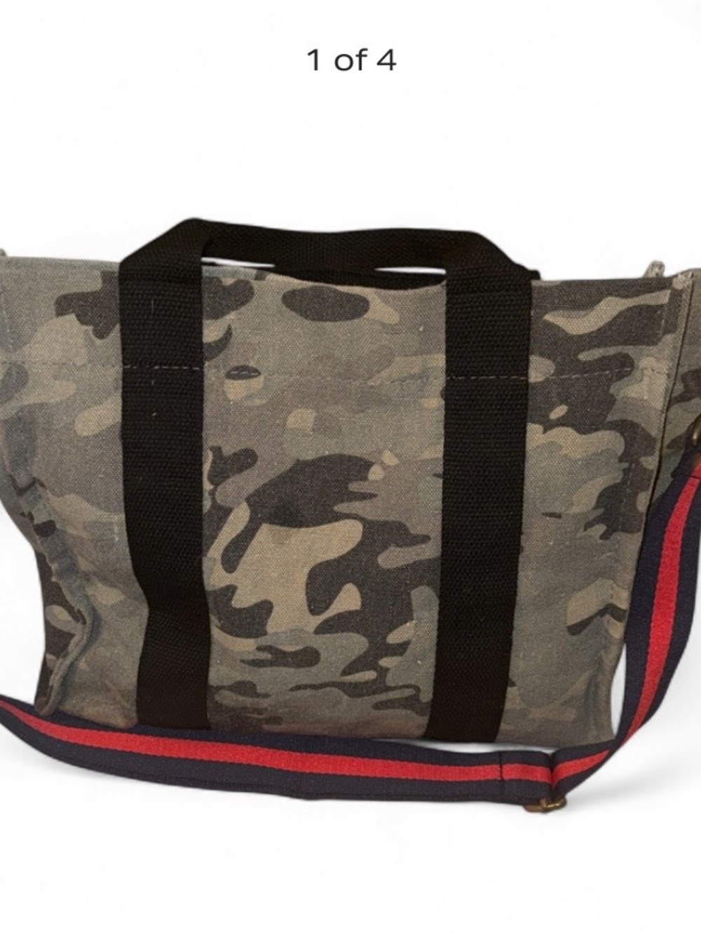 PS Madison Camo Canvas Crossbody Tote